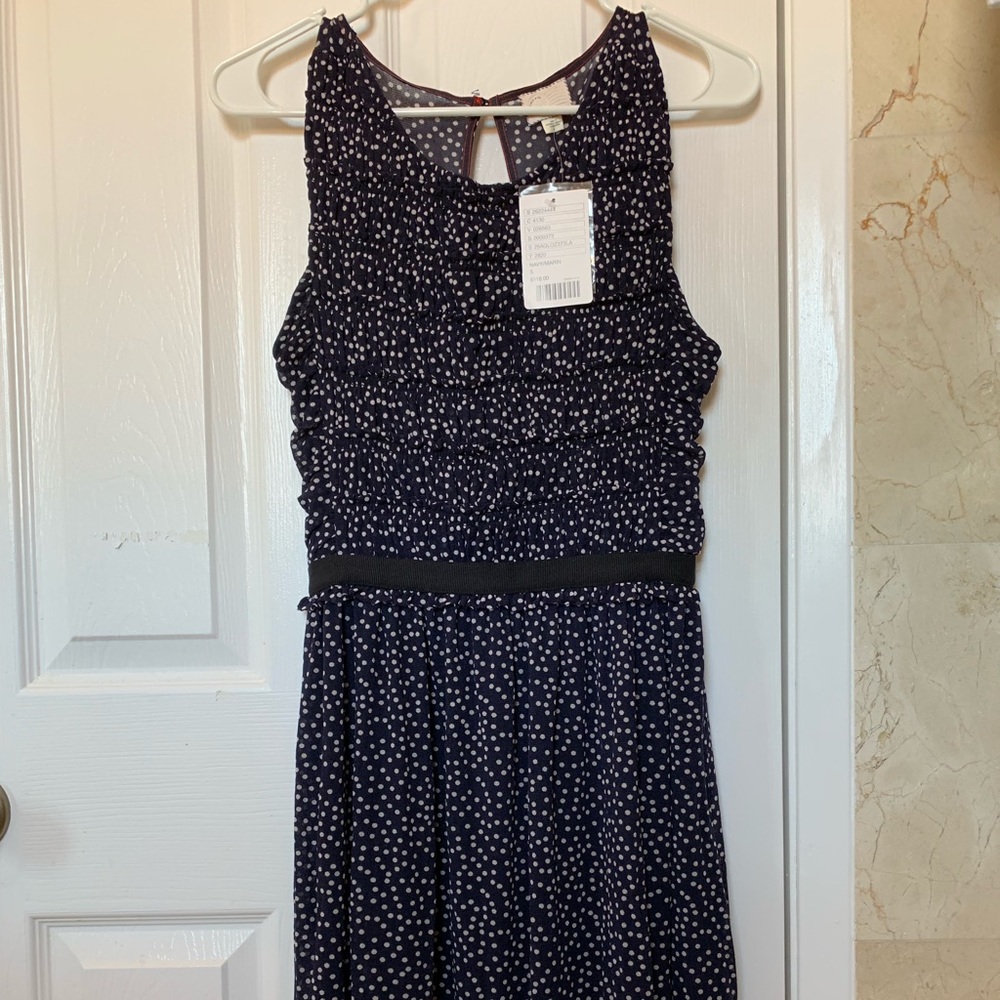 New Anthropologie polka dot dress